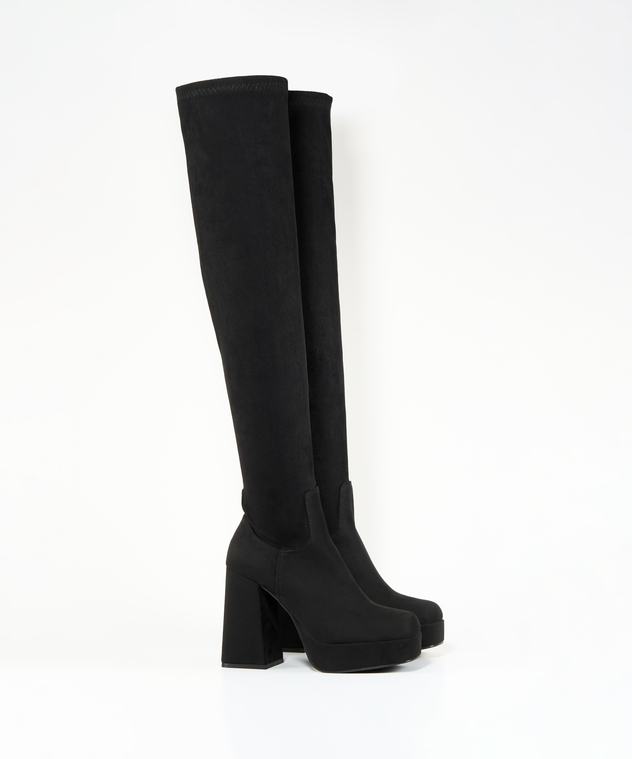 Botas plataforma acima do joelho image number null